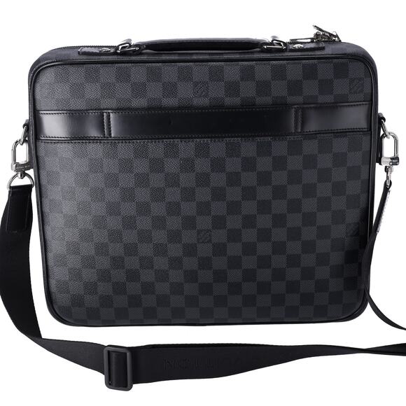 Louis Vuitton Steve Business Bag N58030 Damier Graphite Damier Black - Picture 3 of 8